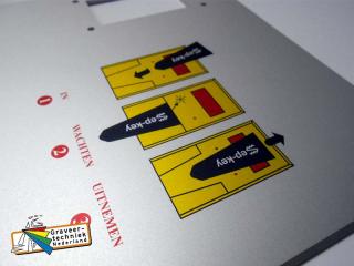 Aluminium plaat bedrukt in kleur